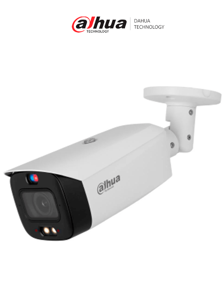 DAHUA DH-IPC-HFW3849T1-AS-PV-V2 - Cámara IP Bullet TiOC 4k/ 8 Megapixeles/Acupick/ WizSense/ 2.8mm/ Iluminador Dual/ 30 Metros de Luz Visible e IR/ Sirena y Estrobo con Luz Roja y Azul/ SMD 4.0/ Micrófono Integrado/ Ranura MicroSD/ PoE DAHUA DH-IPC-HFW3849T1-AS-PV-V2 - Cámara IP Bullet TiOC 4k/ 8 Megapixeles/Acupick/ WizSense/ 2.8mm/ Iluminador Dual/ 30 Metros de Luz Visible e IR/ Sirena y Estrobo con Luz Roja y Azul/ SMD 4.0/ Micrófono Integrado/ Ranura MicroSD/ PoE